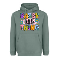 Sage sassy little thing Heavyweight Hoodie - MaliasSmallBusiness
