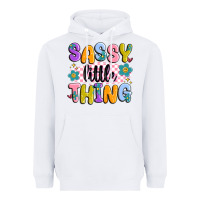 White sassy little thing Heavyweight Hoodie - MaliasSmallBusiness