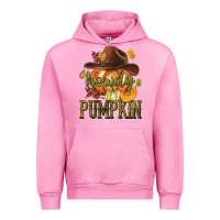 Fuchsia Pink Howdy Pumpkin Urban Hoodie - texasbilliewilder