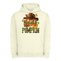 Pigment Pistachio Howdy Pumpkin Urban Hoodie - texasbilliewilder
