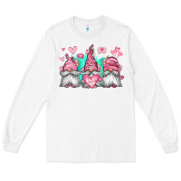 White valentines day gnomes Long Sleeve Tee - Jasminsmagicworld
