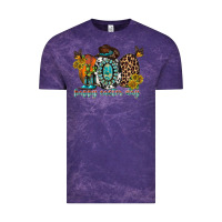 Cloud Purple happy easter egg western Vintage Tee - RacoonDesign