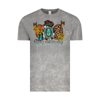 Cloud Rock happy easter egg western Vintage Tee - RacoonDesign