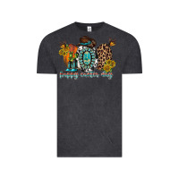 Vintage Black happy easter egg western Vintage Tee - RacoonDesign