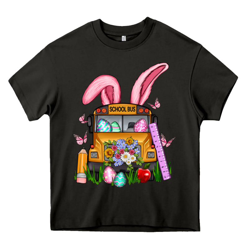 School Bus Easter Heavy Core Tee by Artiststas | Teevron