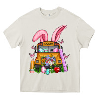 Cream school bus easter Heavy Core Tee - Artiststas