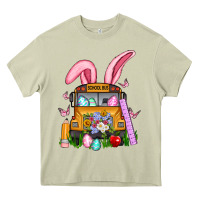 Mossy school bus easter Heavy Core Tee - Artiststas