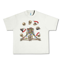 Pistachio christmas human skeleton and skulls Urban Heavy Tee - FaDigitalArtStudio