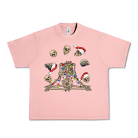 Salmon christmas human skeleton and skulls Urban Heavy Tee - FaDigitalArtStudio