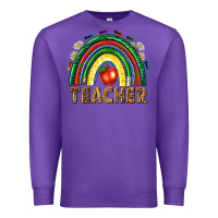 Purple rainbow teacher Premium Sweatshirt - NancyCooperArtShop