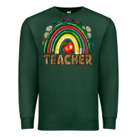 Sports Green rainbow teacher Premium Sweatshirt - NancyCooperArtShop