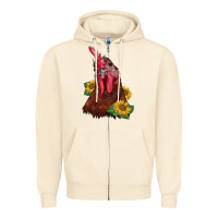 Sandshell rooster sunflower Zipper Hoodie - BarkalooDesign