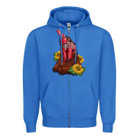 True Royal rooster sunflower Zipper Hoodie - BarkalooDesign