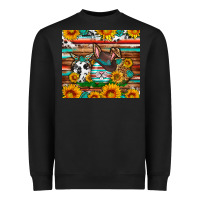 Black Easter eggs sunflower gemstone tumbler Easter Day Heavyweight Sweatshirt - Neo Western