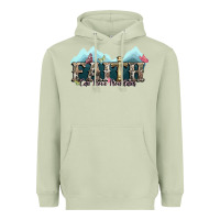 Matcha faith can move mountains cross Heavyweight Hoodie - NancyCooperArtShop