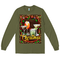 Army Green cocktail set for Christmas Long Sleeve Tee - AdoDesignShop