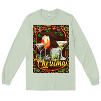 Matcha cocktail set for Christmas Long Sleeve Tee - AdoDesignShop