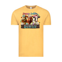 Vintage Mustard happy easter heifer Vintage Tee - RacoonDesign