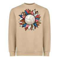Mushroom volleyball sunflower Heavyweight Sweatshirt - HRA Design Shop