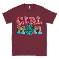 Burgundy girl mom Classic Tee - AdoDesignShop