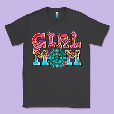 Girl Mom Classic Tee Designed By Adodesignshop