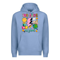 Colony Blue 100 days of school Premium Hoodie - Artiststas
