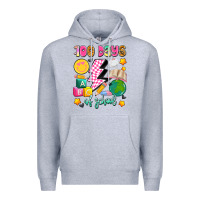 Heather Grey 100 days of school Premium Hoodie - Artiststas