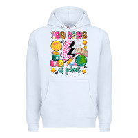 White 100 days of school Premium Hoodie - Artiststas
