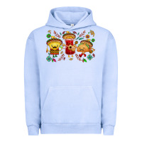 Pigment Grape Ice Mexican taco nacho and souce Urban Hoodie - NancyCooperArtShop
