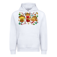 White Mexican taco nacho and souce Urban Hoodie - NancyCooperArtShop