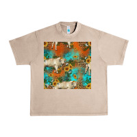 French Oak western charolais cow seamless pattern Urban Heavy Tee - HRA Design Shop
