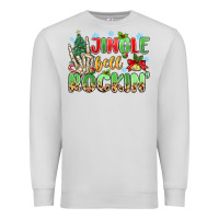 Dove Grey jingle bell rockin' Premium Sweatshirt - MaliasSmallBusiness