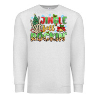 Oatmeal Heather jingle bell rockin' Premium Sweatshirt - MaliasSmallBusiness