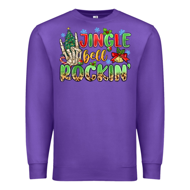 Jingle Bell Rockin' Premium Sweatshirt by MaliasSmallBusiness | Teevron
