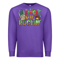 Purple jingle bell rockin' Premium Sweatshirt - MaliasSmallBusiness