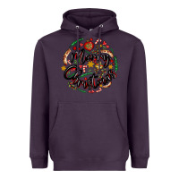 Plum merry christmas Heavyweight Hoodie - MaliasSmallBusiness