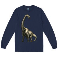 Navy brachiosaurus Long Sleeve Tee - Artiststas