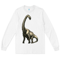 White brachiosaurus Long Sleeve Tee - Artiststas