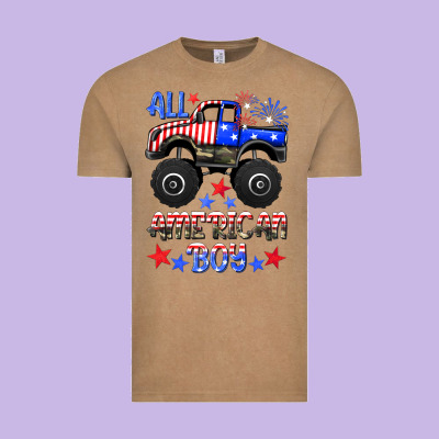 All American Boy Vintage Tee Designed By Hra Design Shop