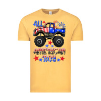 Vintage Mustard all american boy Vintage Tee - HRA Design Shop