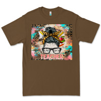 Cacao teacher messy bun tumbler Premium Tee - BarkalooDesign