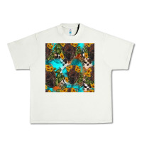 Pistachio western bison and sunflowers seamless pattern Urban Heavy Tee - HRA Design Shop