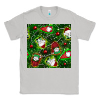 Moon Dust christmas gnomes seamless pattern Classic Tee - BundleAndBundleShop