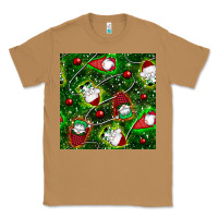 Toasted Coconut christmas gnomes seamless pattern Classic Tee - BundleAndBundleShop