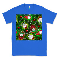 True Royal christmas gnomes seamless pattern Classic Tee - BundleAndBundleShop
