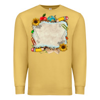 Antique Gold school your text here Premium Sweatshirt - NancyCooperArtShop