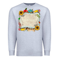 Heather Grey school your text here Premium Sweatshirt - NancyCooperArtShop