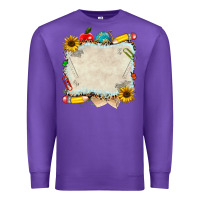Purple school your text here Premium Sweatshirt - NancyCooperArtShop