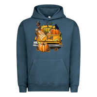 Pigment Midnight Navy Fall Truck Urban Hoodie - texasbilliewilder