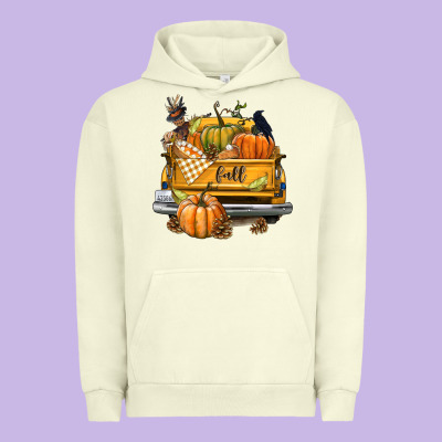 Fall Truck Urban Hoodie Designed By Texasbilliewilder